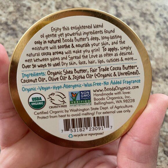 2.3oz Booda Butter - Brand New, Unopened, Unused and Still Sealed. - Picture 2 of 4